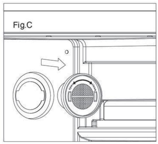 ROSIERES RWCB60N - > Comment remplacer le filtrtre à charbon de bois (si présente dans votre apparéil) - 2