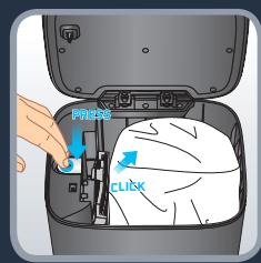 ROWENTA RR8497WH - Remplacer le sac à poussière lorsqu'il est plein - 4
