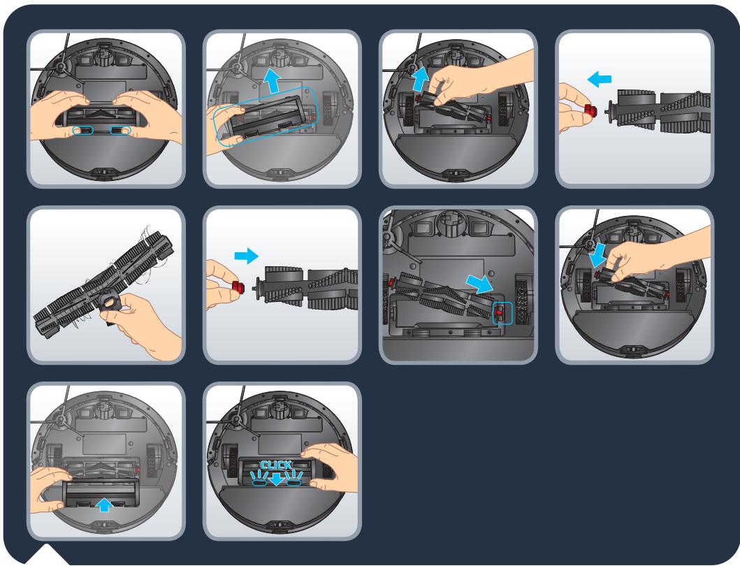 ROWENTA RR8497WH - Entretenir le robot et ses accessoires - 1