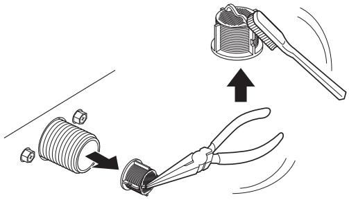 LG F374R92WSTA - Nettoyage du filtre d'entrée d'eau - 2