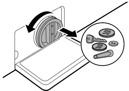 LG F374R92WSTA - Nettoyer le filtre de la pompe de vidange et executer une évacuation d'eau d'urgence - 3