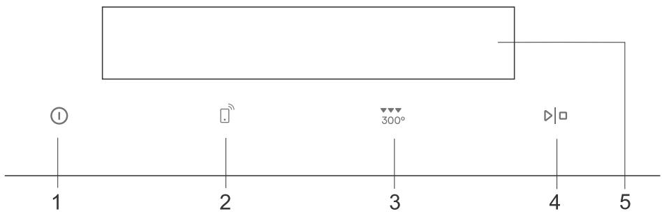 HISENSE HO66F - Panneau de commandes - 1