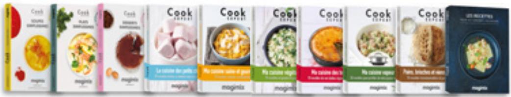 MAGIMIX CookExpertXLConnect18914 - Une collection de livres à découvert - 1