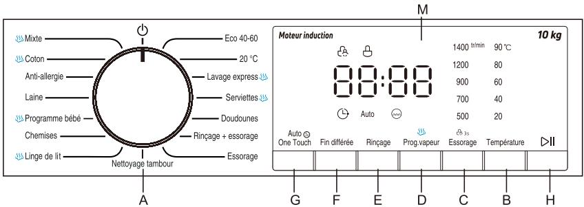 FAGOR FLF1014SLIAW - Panneau de commande - 1