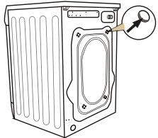 FAGOR FLF1014SLIAW - Elimination des dispositifs de protection de transport - 2