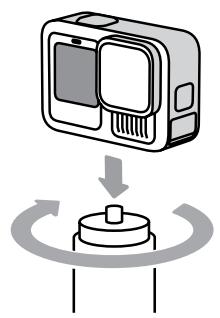 GOPRO HERO13 - FILETAGES DE FIXATION 1/4-20 - 2