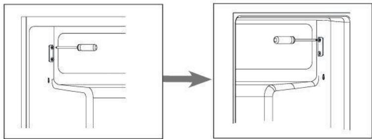 BRANDT BST551ESW - Inverser le sens d'ouverture des portes - 5