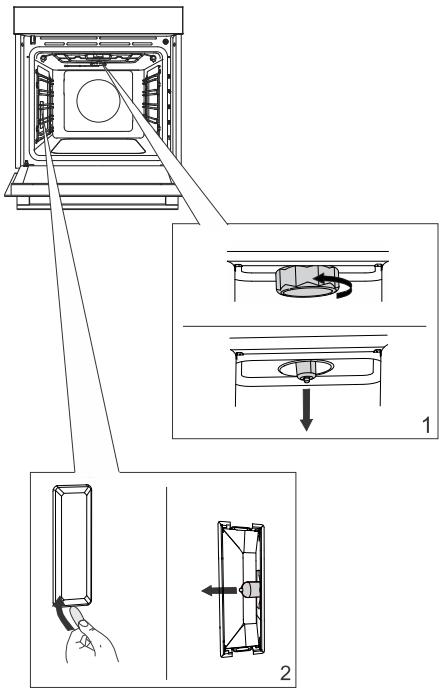 BRANDT BSA66334PX - Remplacement de l'ampoule - 1