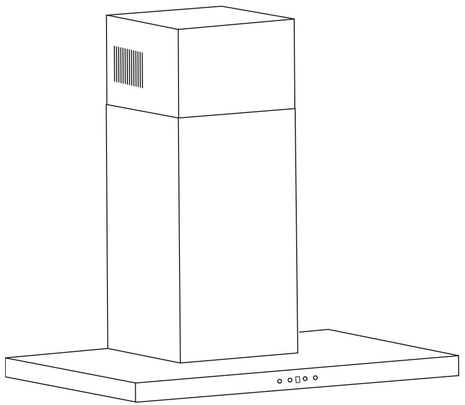 AIRLUX AHBS660BK - BOX RANGE HOOD - 1