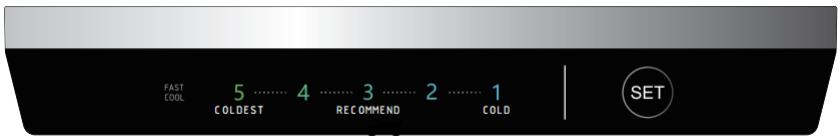 FAR CBG2625DW - Régler la température - 1