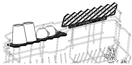 BEKO BDFN26441W - Panier inférieur polyvalent / support de service régiable en hauteur - 1