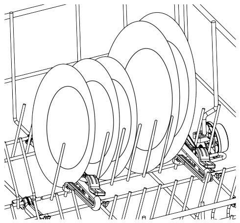 BEKO BDFN26441W - Porte-bouteille et porte-plat sur le panier inférieur - 2