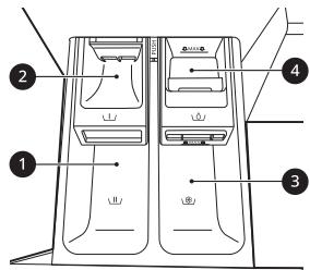 LG F71P12WH - Utilisation du distributeur - 1