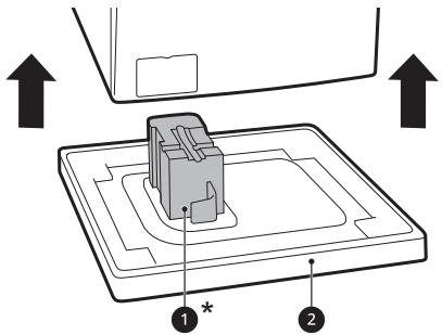 LG F71P12WH - Soulever l'appareil de sa base en mousse - 1