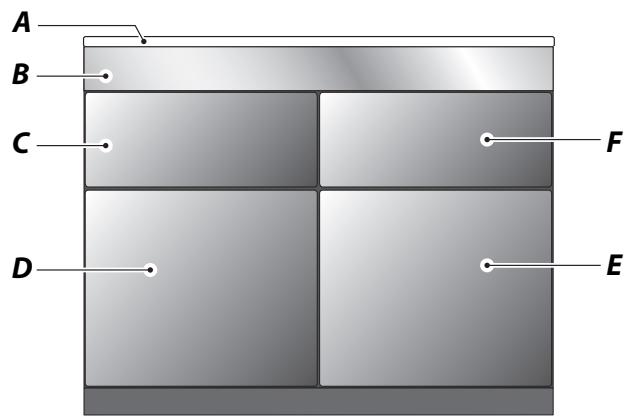 FALCON ESDL100DFPSLT/CM-E1 - Disposition de votre appareil - 1