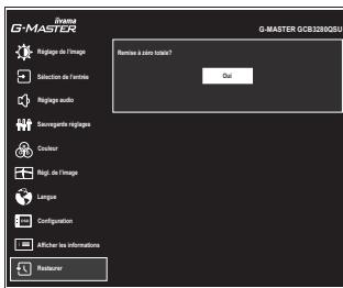 IIYAMA GCB3280QSU - Restaurer Reset - 1