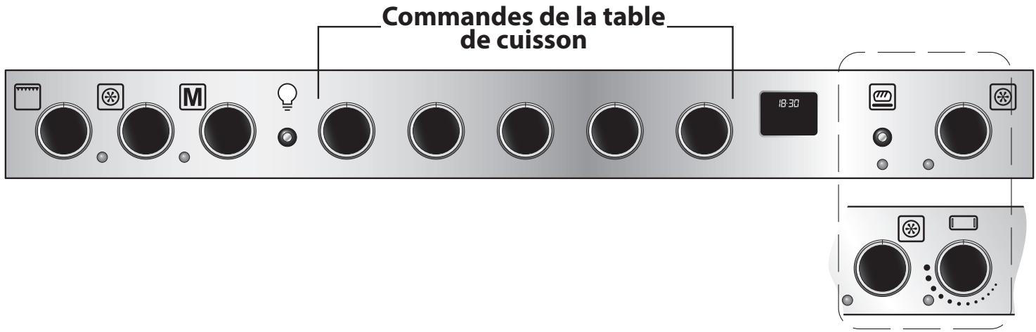 FALCON ESDL100DFPMNT - Identification des lampes, du four et du gril - 1