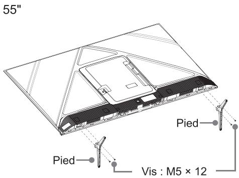 HISENSE 43E77Q - Pour les modèles de 55"/65"/75"/85" - 1