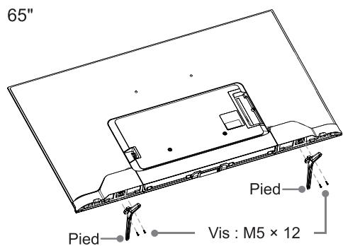 HISENSE 43E77Q - Pour les modèles de 55"/65"/75"/85" - 2