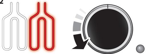 FALCON ESDL100DFPSLT - Vue d'ensemble de la zone de chauffe et de la zone de cuisson - 6