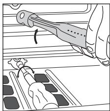 GLEM GEB96CIX - RéGLAGE DU MINIMUM SUR LE BRULEUR FOUR ET BRULEUR GRILL (fig. 22 page 14) - 6