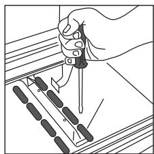GLEM GEB96CIX - RéGLAGE DU MINIMUM SUR LE BRULEUR FOUR ET BRULEUR GRILL (fig. 22 page 14) - 5