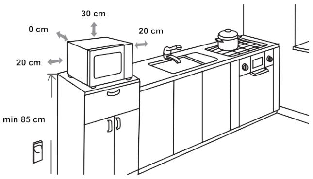 HISENSE H20MOBSD1HG - Caution: MICROWAVE RADIATION - 1