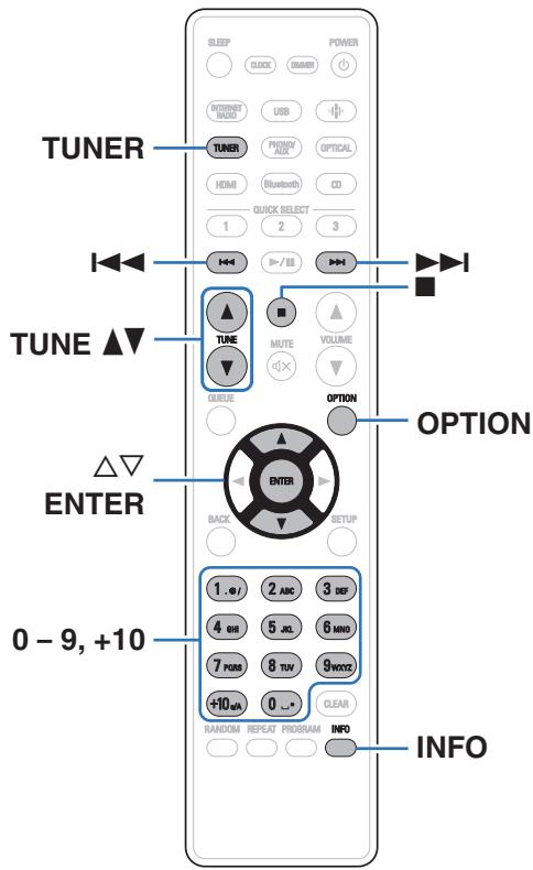DENON RCDN12DABWTE2 - Écoute d'émissions DAB/FM - 1