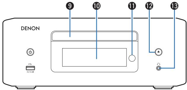 DENON RCDN12DABWTE2 - 【Panneau avant】 - 1