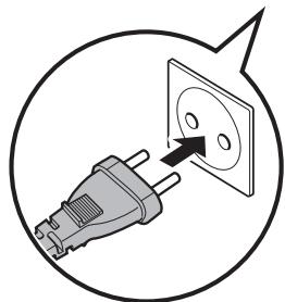 DENON RCDN12DABWTE2 - Connexion du cordon d'alimentation - 2