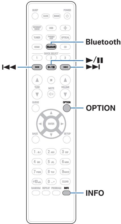 DENON RCDN12DABWTE2 - Écouter de la musique sur un périphérique Bluetooth - 1