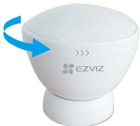 EZVIZ T1C - Retrait du couvercle - 1