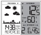 LA CROSSE TECHNOLOGY WS6822 - Détail de l'écran LCD - 2