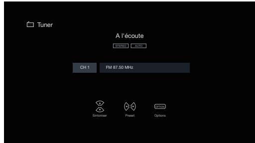 DENON AVRX2800H - Écoute d'émissions FM - 1