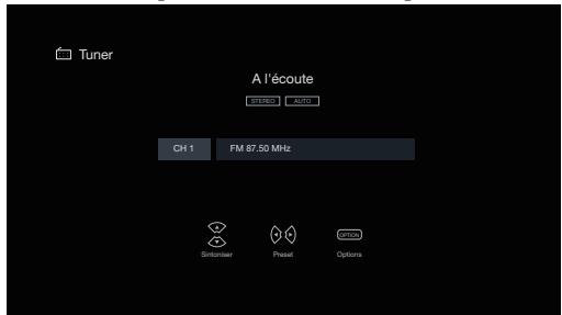 DENON AVRX2800H - Écoute de diffusion FM/AM - 1