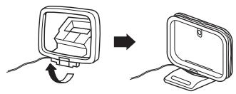 DENON AVRX2800H - Montage de l'antenna à boute AM - 2
