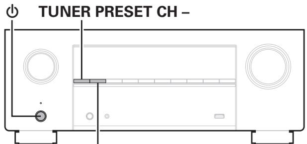 DENON AVRX2800H - Réinitialisation des réglages d'usine - 1
