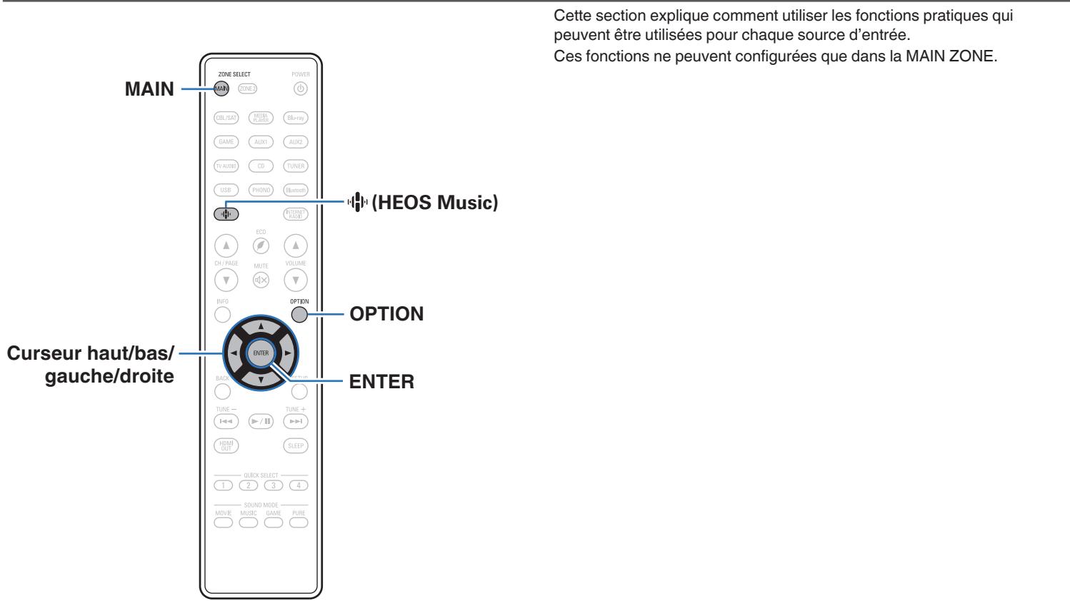 DENON AVRX2800H - Fonctions pratiques - 1