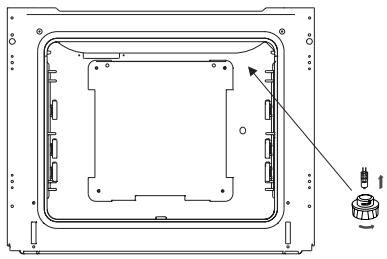 FAGOR FACV3004N - Afin d'éviter la possibilité d'électrocution il faut s'assurer avant le remplacement de l'ampoule halogène que l'équipement est étant. - 1