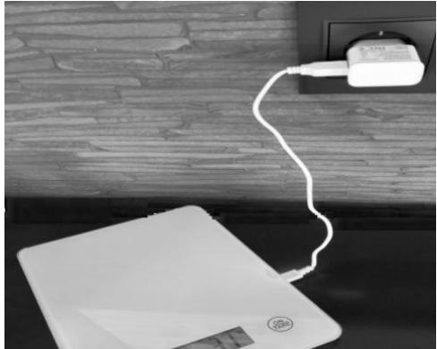 LITTLE BALANCE 8542SLIM - Chargement balance avec câble USB (fourni) – version rechargeable : - 1