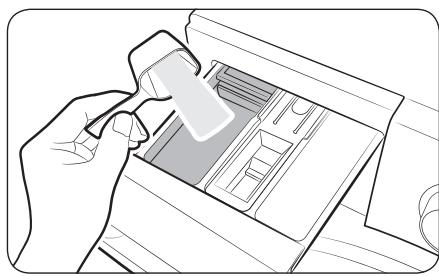 SAMSUNG WW80T4020EH - Pour verser de la lessive dans le tiroir à lessive - 1