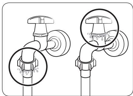 SAMSUNG WW80T4020EH - Raccordement à un robinet d'eau fileté - 3