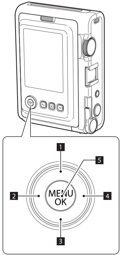 FUJIFILM InstaxMiniEvo - Utilisation des touches de sélection - 1