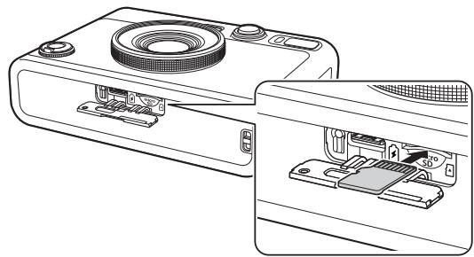 FUJIFILM InstaxMiniEvo - Insertion d'une carte mémoire - 2