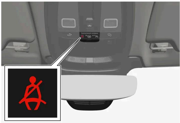 VOLVO C40 (2024) - Témoin de ceinture de sécurité non bouclée - 1