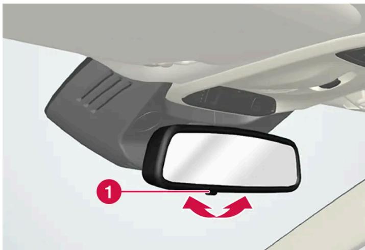 VOLVO C40 (2024) - Fonction antiéblouissement manuelle - 1