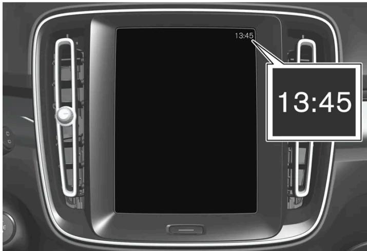 VOLVO C40 (2024) - Positionnement de la montre - 1