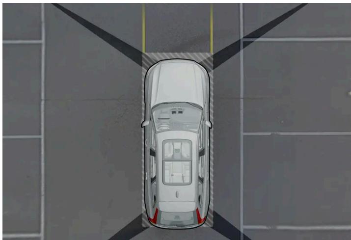 VOLVO C40 (2024) - Secteurs aveugles - 1