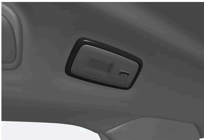 VOLVO C40 (2024) - Éclairage au plafond arrêté* - 2