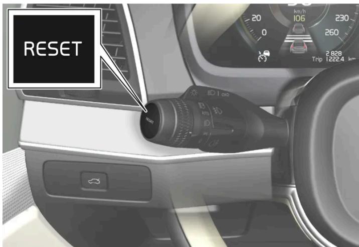VOLVO C40 (2024) - Remetre à zéro à l'écran conducteur - 1